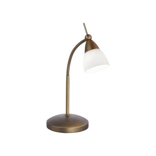 Led tischlampe altmessing - led,