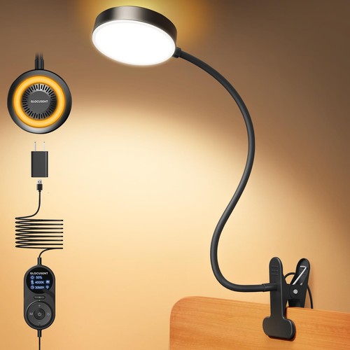 Glocusent leselampe klemmlampe - leselampe,