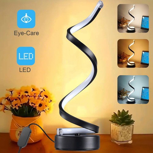 Led tischlampe spiral - led,
