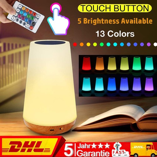 Led akku nachttischlampe touch - akku,