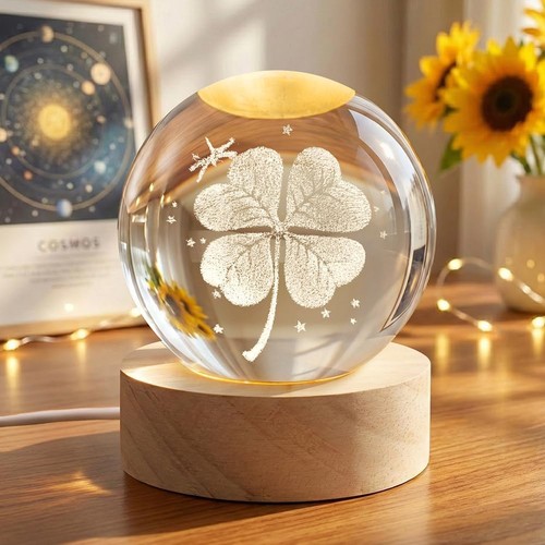Kristallkugel lampe - lampe, 3d