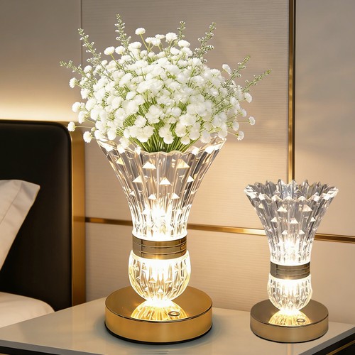 Led kristall tischlampe - kristall,