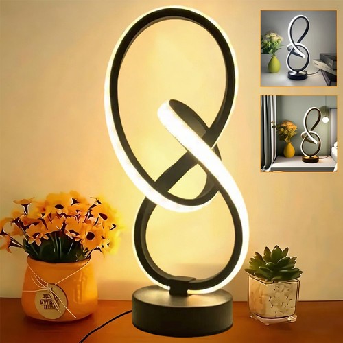 Led spiral tischlampe dimmbar - spiral,