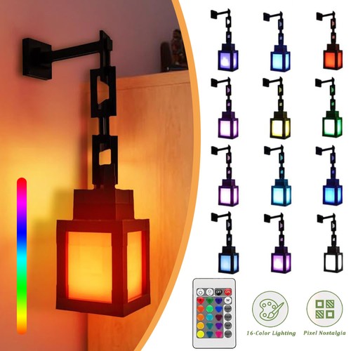 Led fackel wandlampe pixelated - wandlampe,