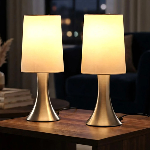 Touchlampe 2er set weiß - touchlampe,