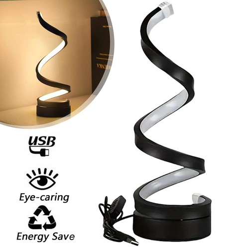 Led spiral tischlampe - led,